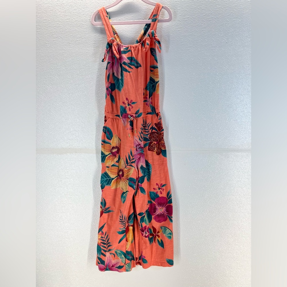 Old Navy Girls Floral Jumpsuit – Size 6–7 🌺